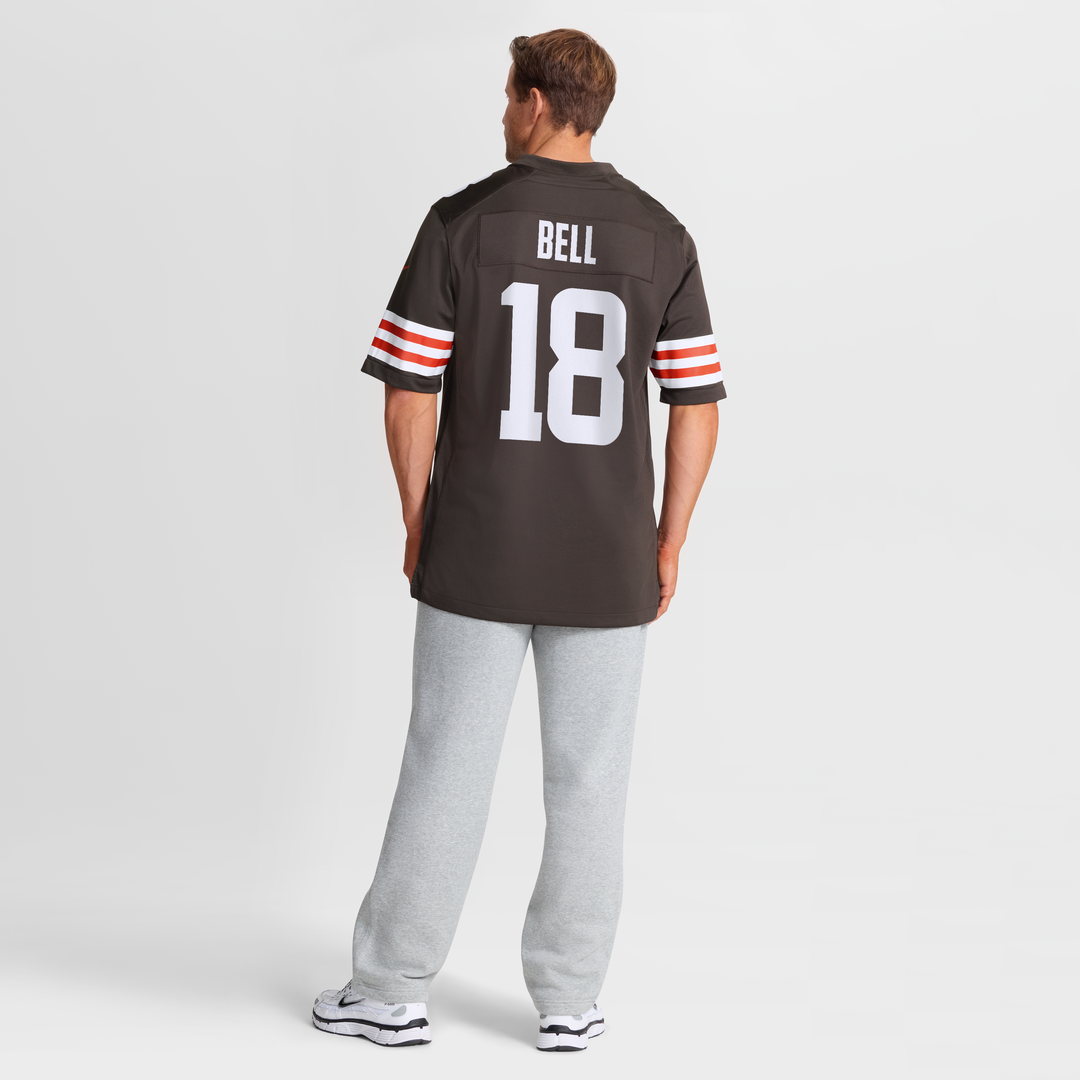 Cleveland Browns David Bell Brown Game Jersey