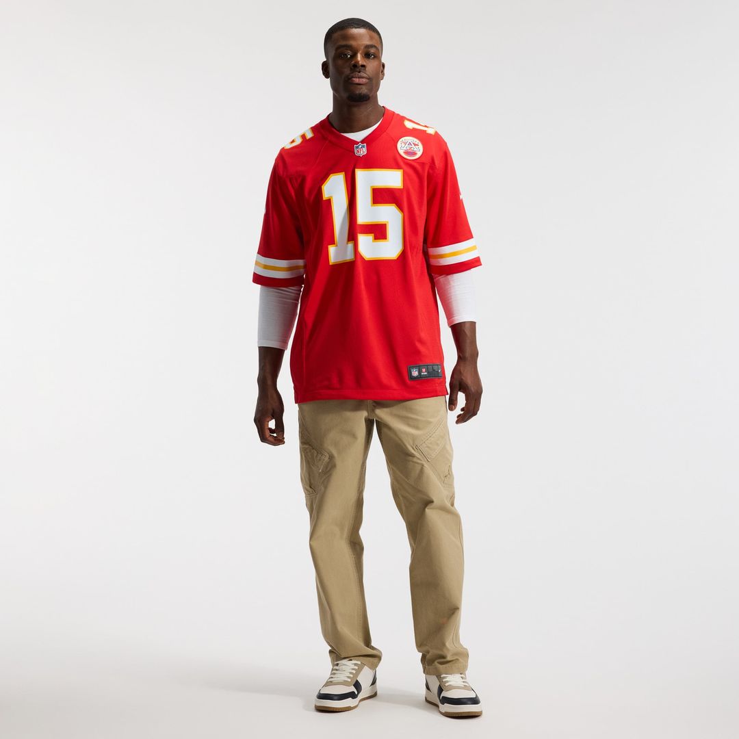 Kansas City Chiefs Patrick Mahomes Red Game Jersey