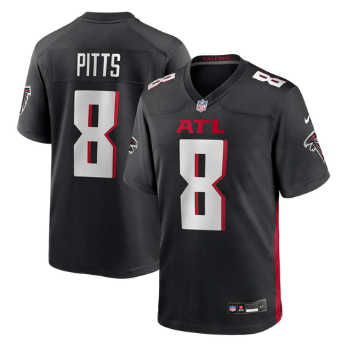 Atlanta Falcons Kyle Pitts Black Game Jersey