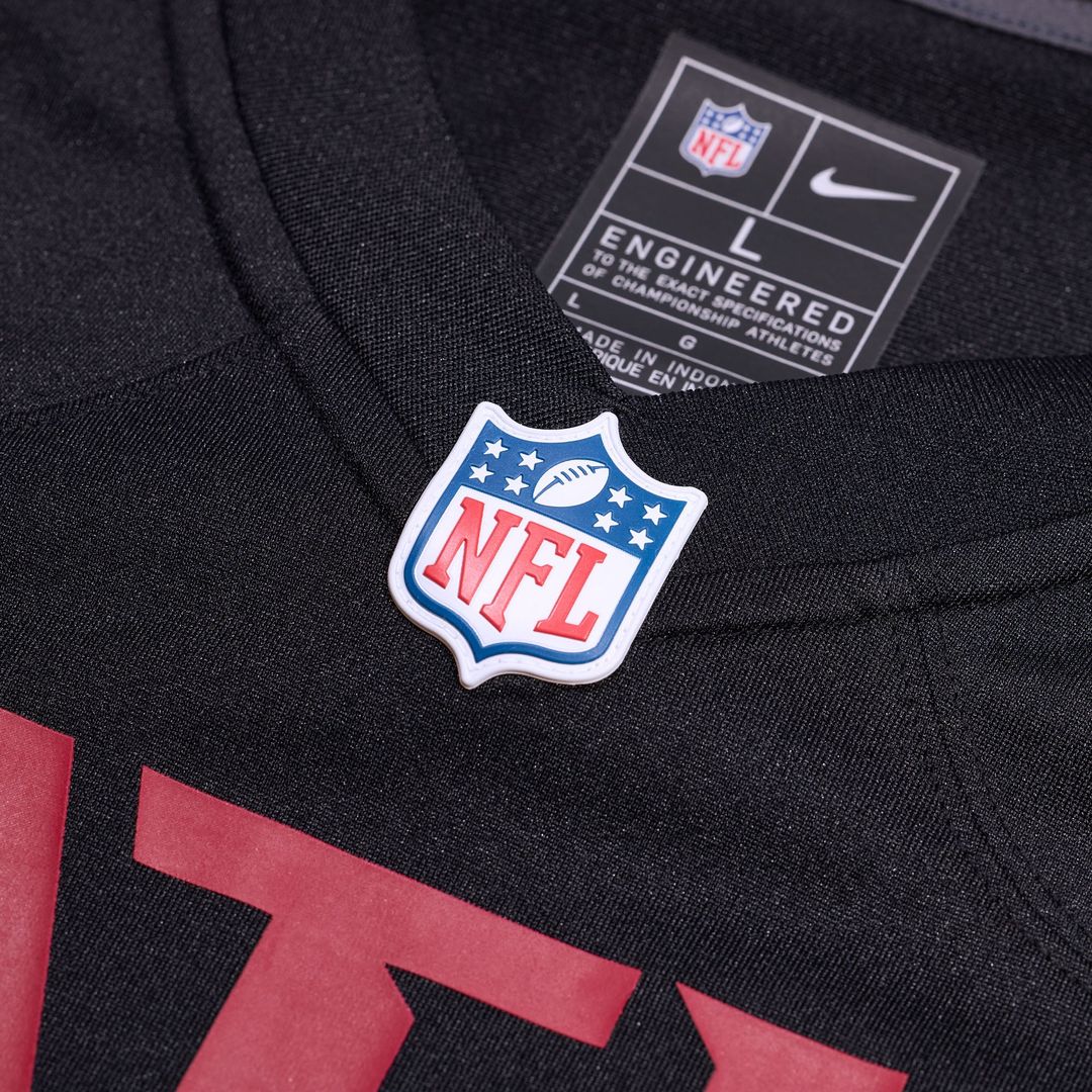 Atlanta Falcons DeAngelo Malone Black Game Player Jersey