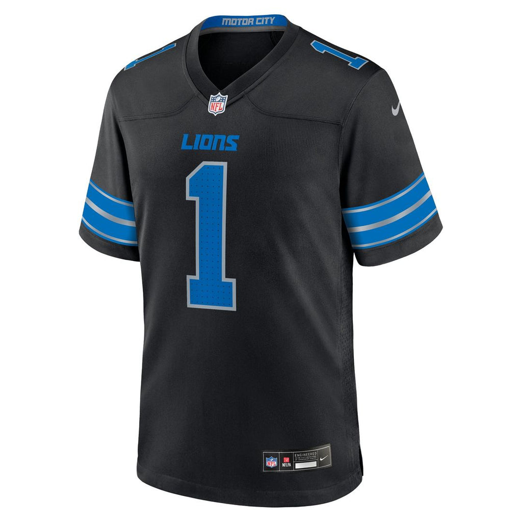 Detroit Lions Jameson Williams Blue Game Player Jersey