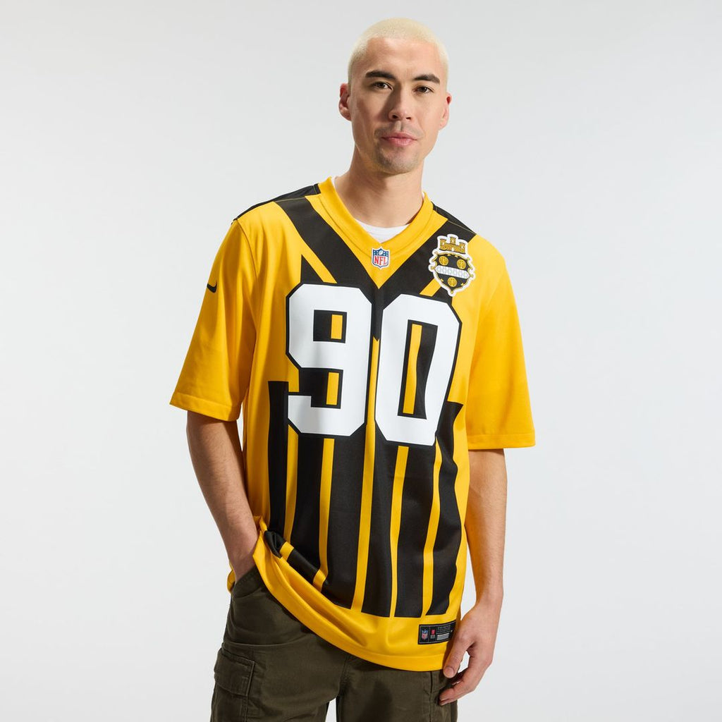 Pittsburgh Steelers T.J. Watt Gold Alternate 1933 Throwback Game Jersey