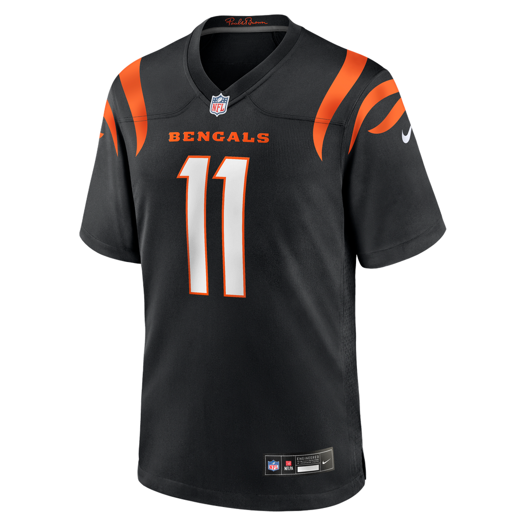 Cincinnati Bengals Josh Johnson Black Team Game Jersey