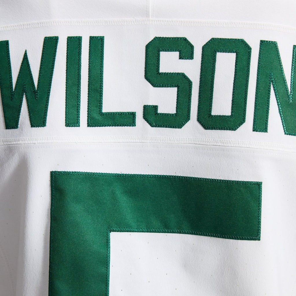 New York Jets Garrett Wilson White Classic Alternate Vapor F.U.S.E. Elite Jersey