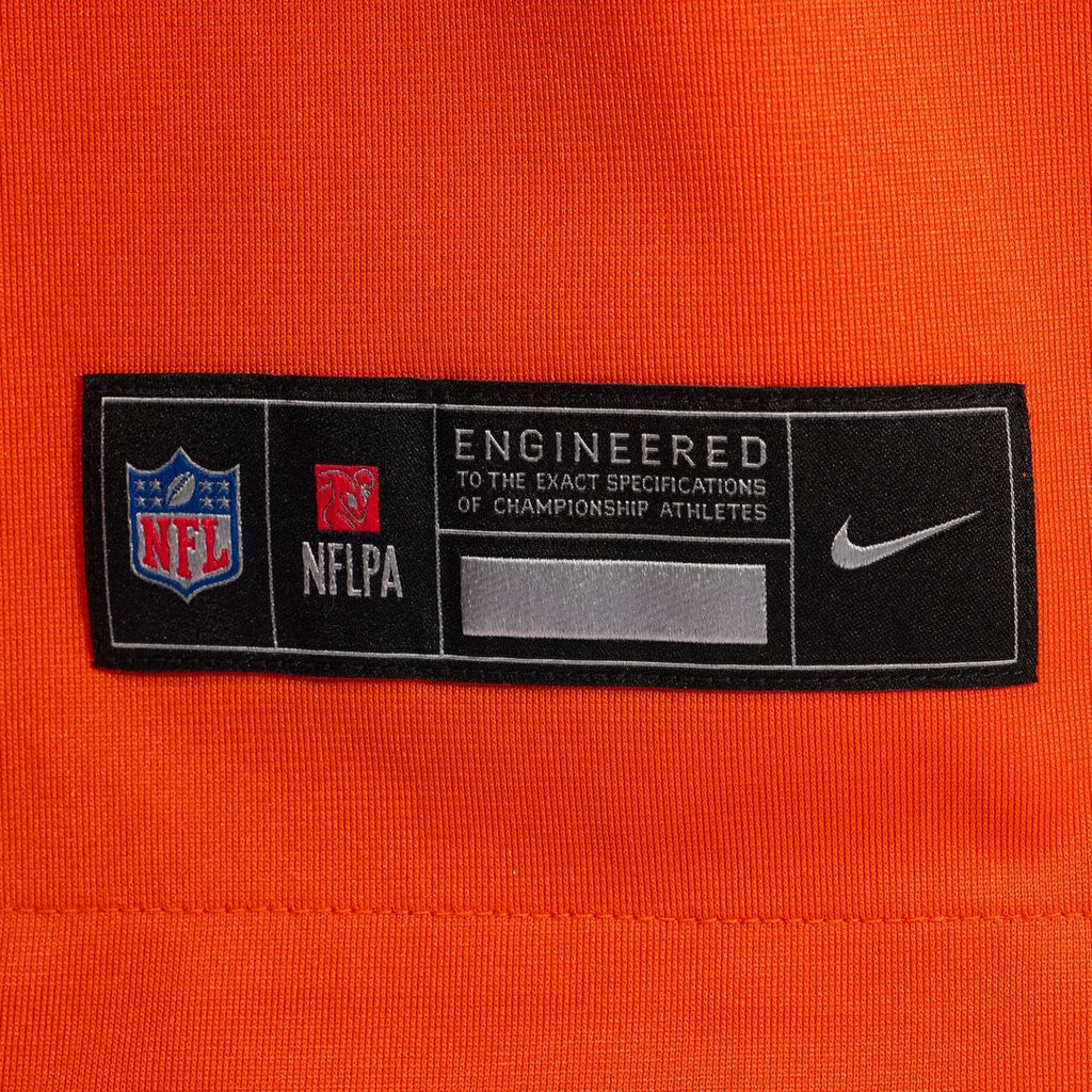 Cincinnati Bengals Joe Flacco Orange Alternate Game Jersey