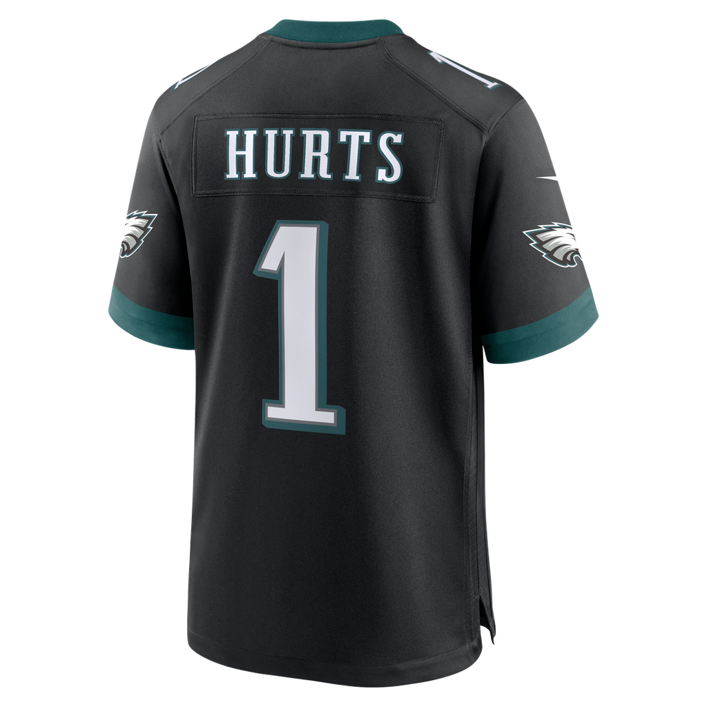 Philadelphia Eagles Jalen Hurts Black Alternate Game Jersey