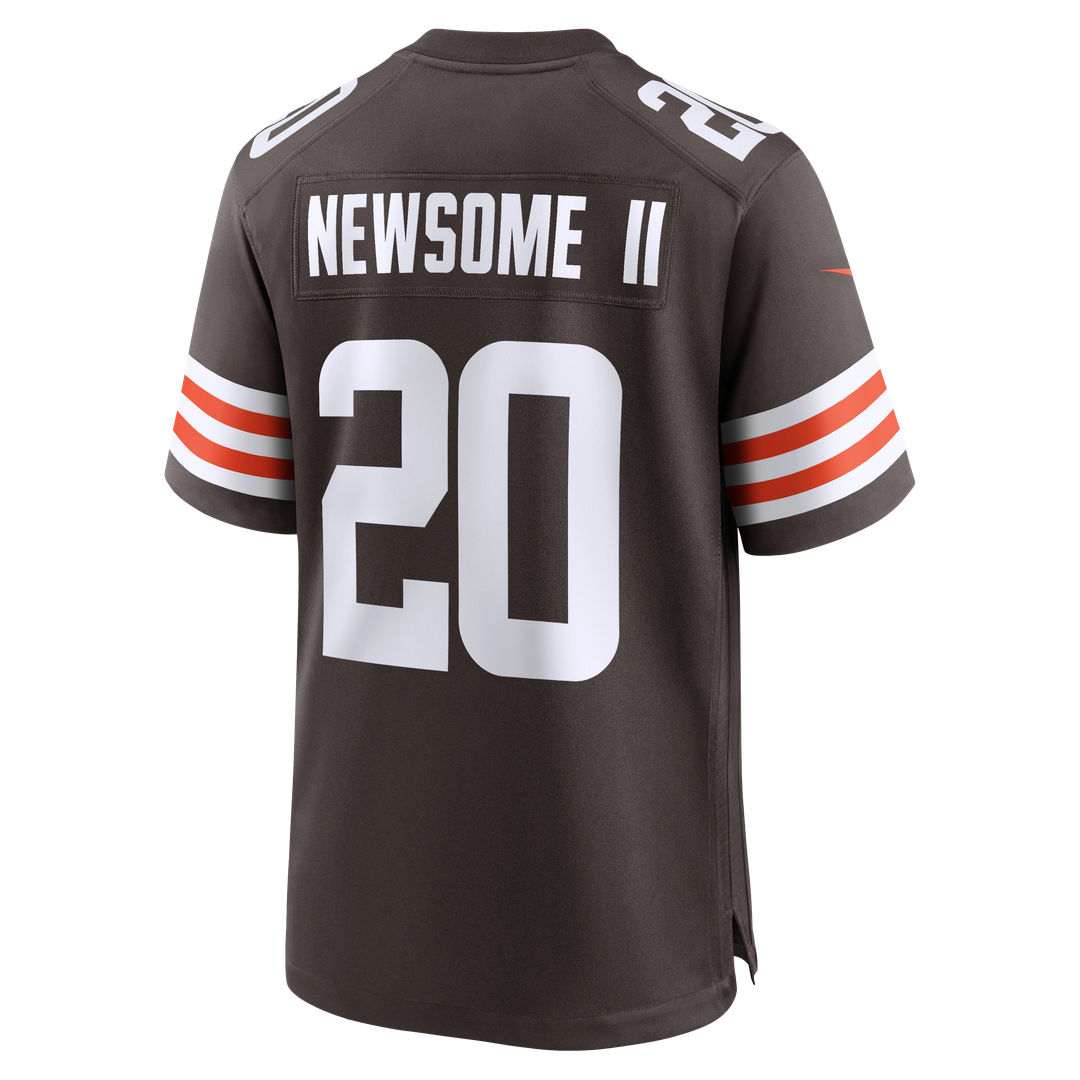 Cleveland Browns Greg Newsome II Brown Game Jersey