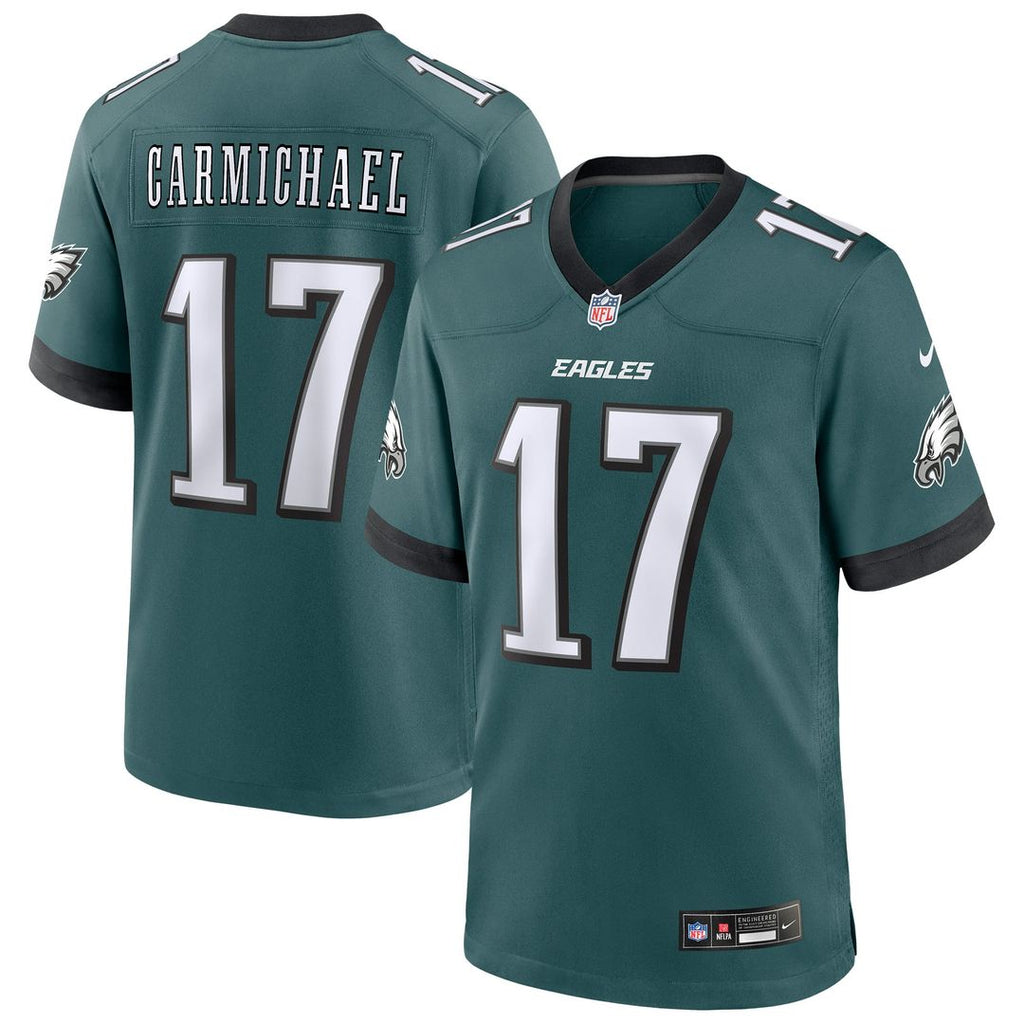 Philadelphia Eagles Harold Carmichael Midnight Green Team Retired Player Game Jersey