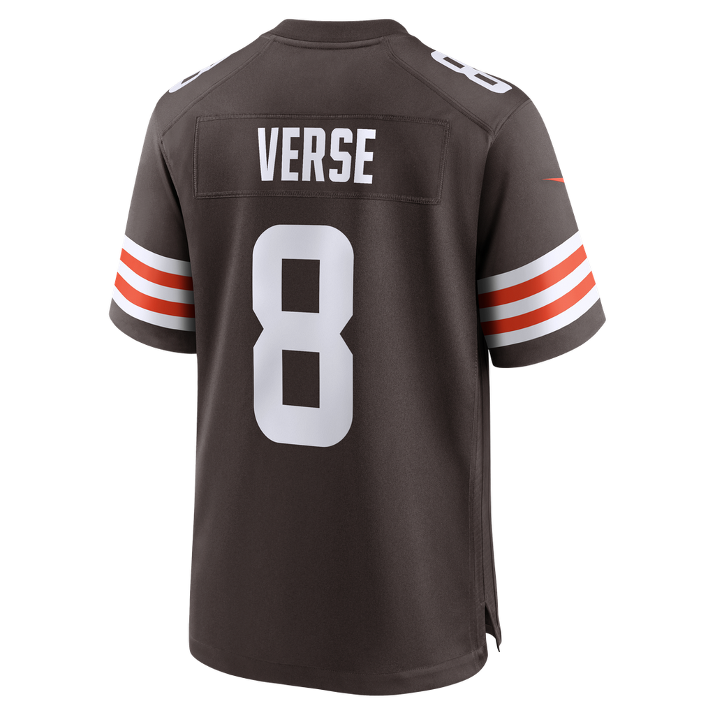 Cleveland Browns Jared Verse Brown Men's Game Jersey