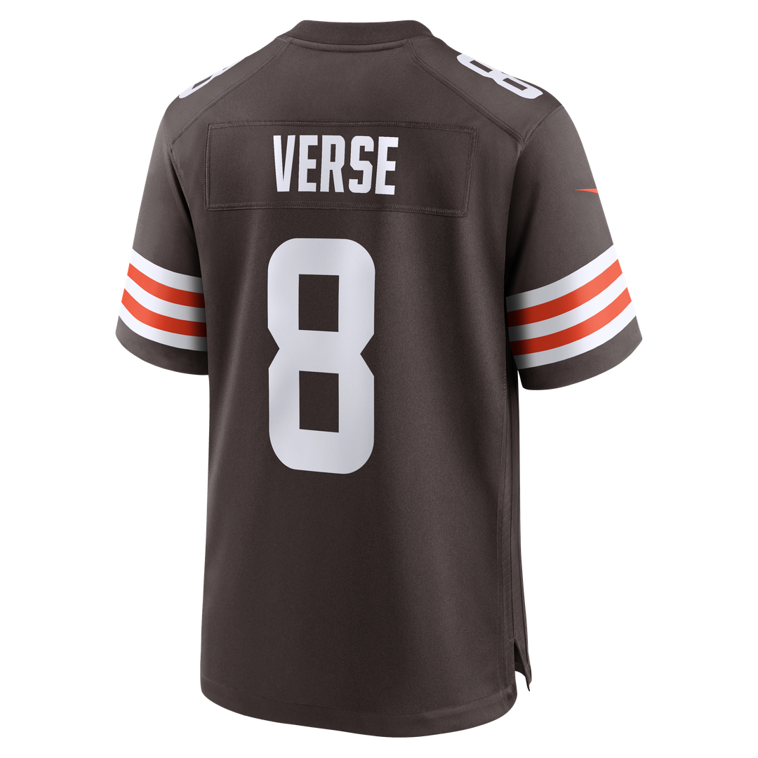 Cleveland Browns Jared Verse Brown Men's Game Jersey