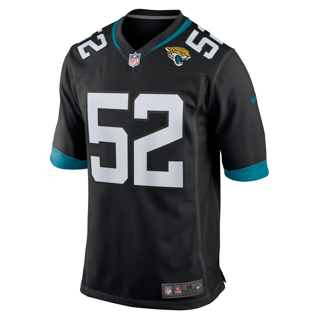 Jacksonville Jaguars DaVon Hamilton Teal Game Jersey