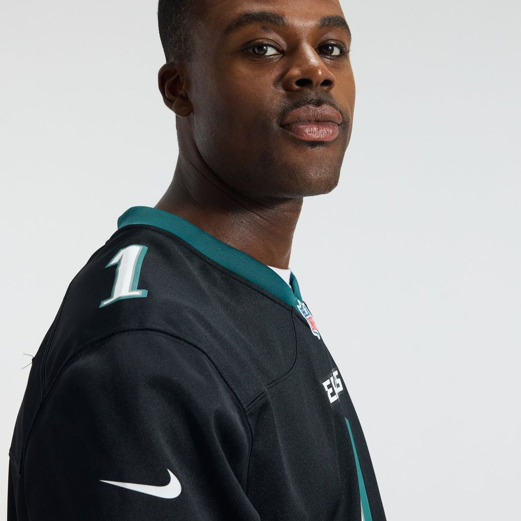 Philadelphia Eagles Jalen Hurts Black Alternate Game Jersey