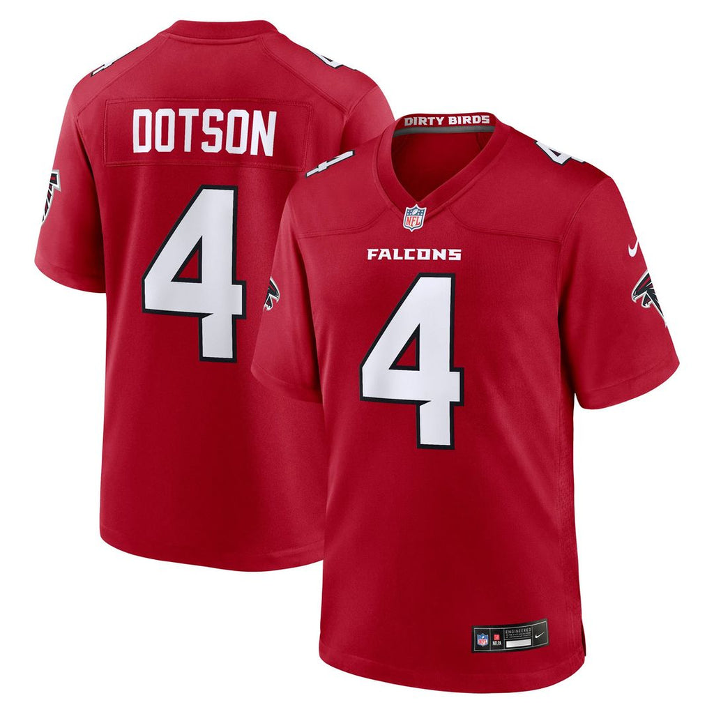 Atlanta Falcons Jahan Dotson Red Team Game Jersey