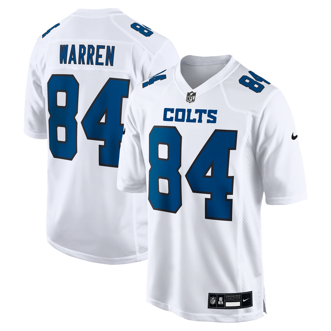Indianapolis Colts Tyler Warren Tundra White Fashion Game Jersey