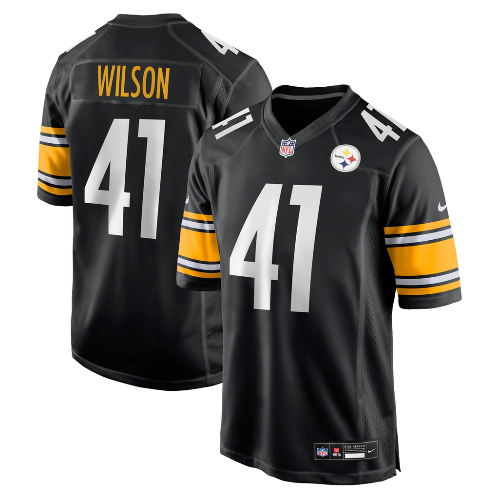 Pittsburgh Steelers Payton Wilson Black Game Jersey