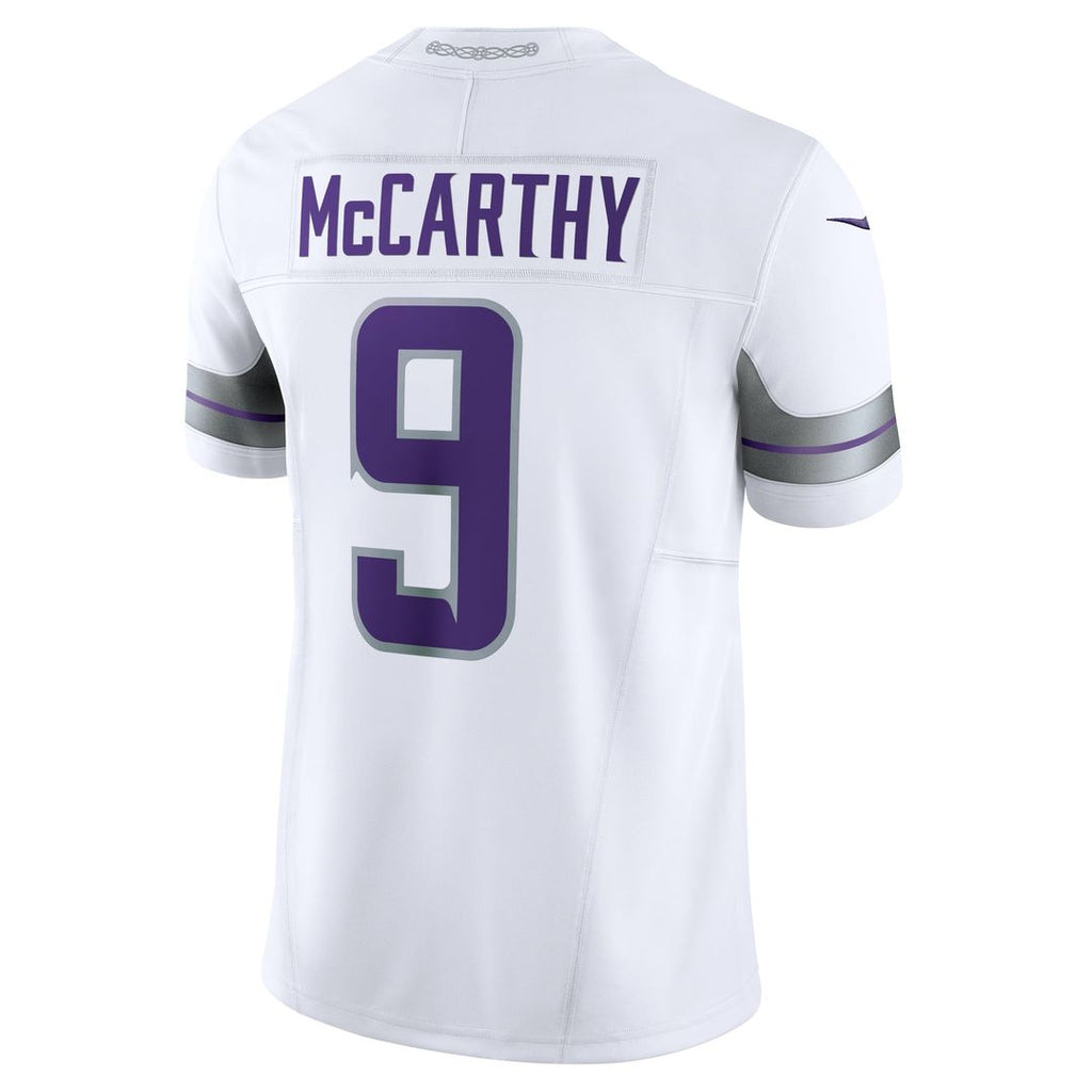 Minnesota Vikings J.J. McCarthy White Vapor F.U.S.E. Limited Jersey