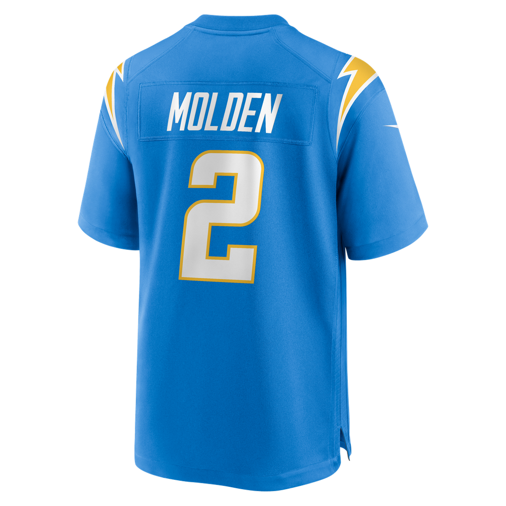 Los Angeles Chargers Elijah Molden Powder Blue Team Game Jersey