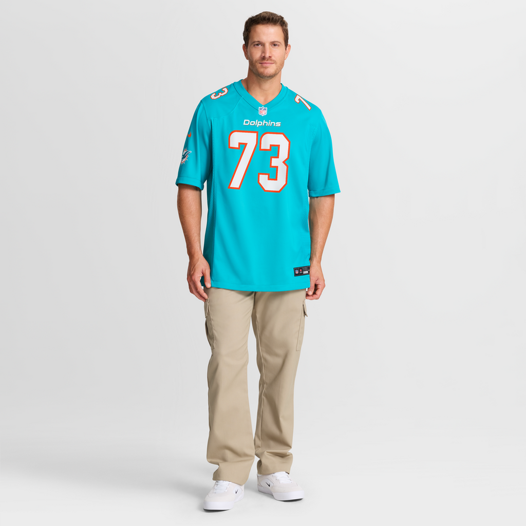 Miami Dolphins Austin Jackson Aqua Game Jersey