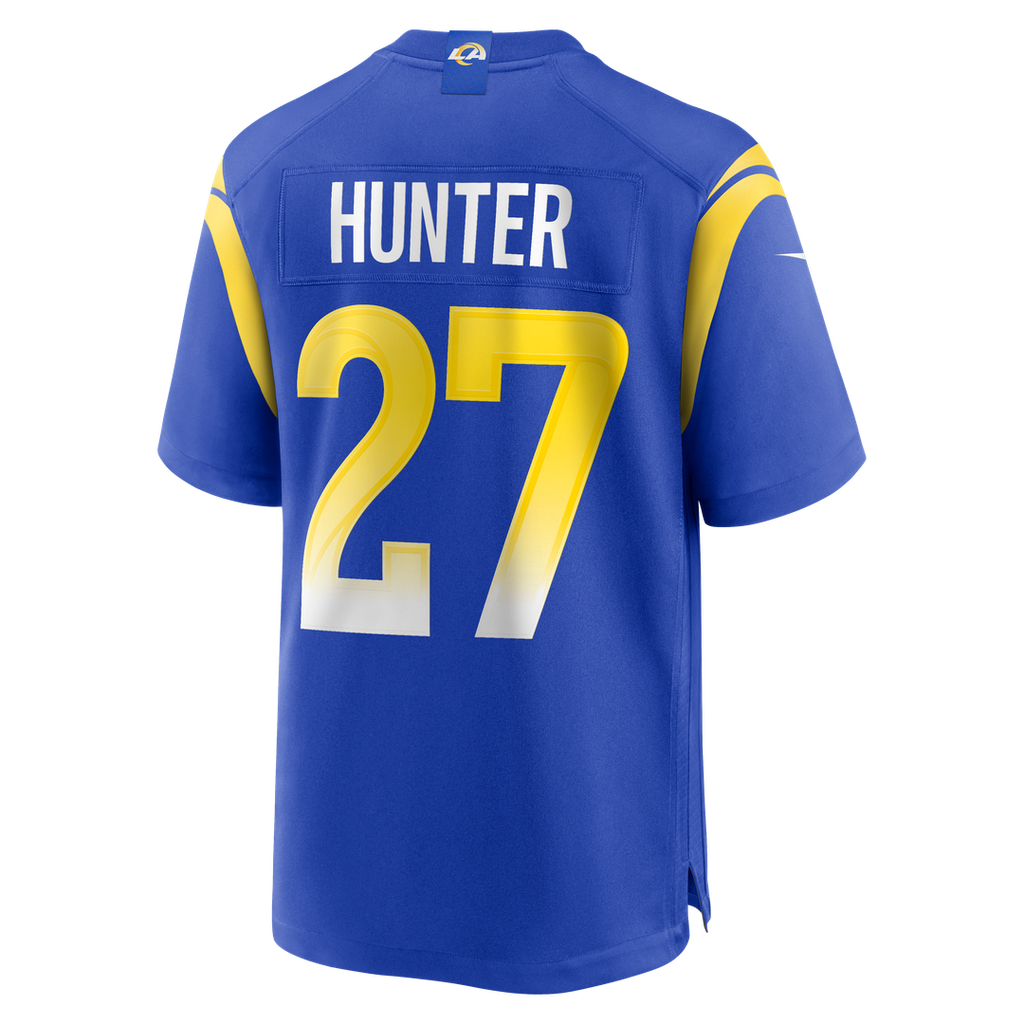 Los Angeles Rams Jarquez Hunter Royal Team Game Jersey
