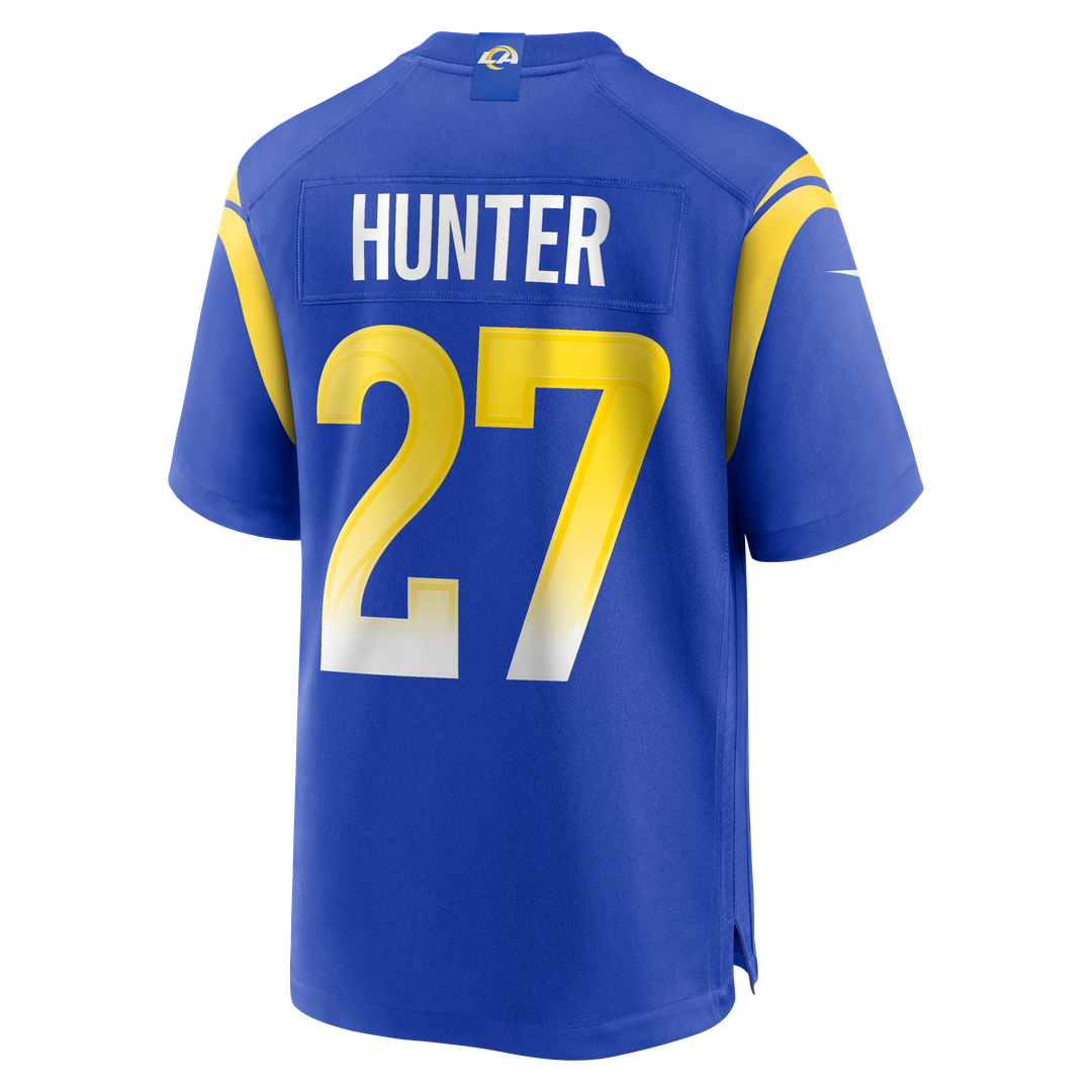 Los Angeles Rams Jarquez Hunter Royal Team Game Jersey
