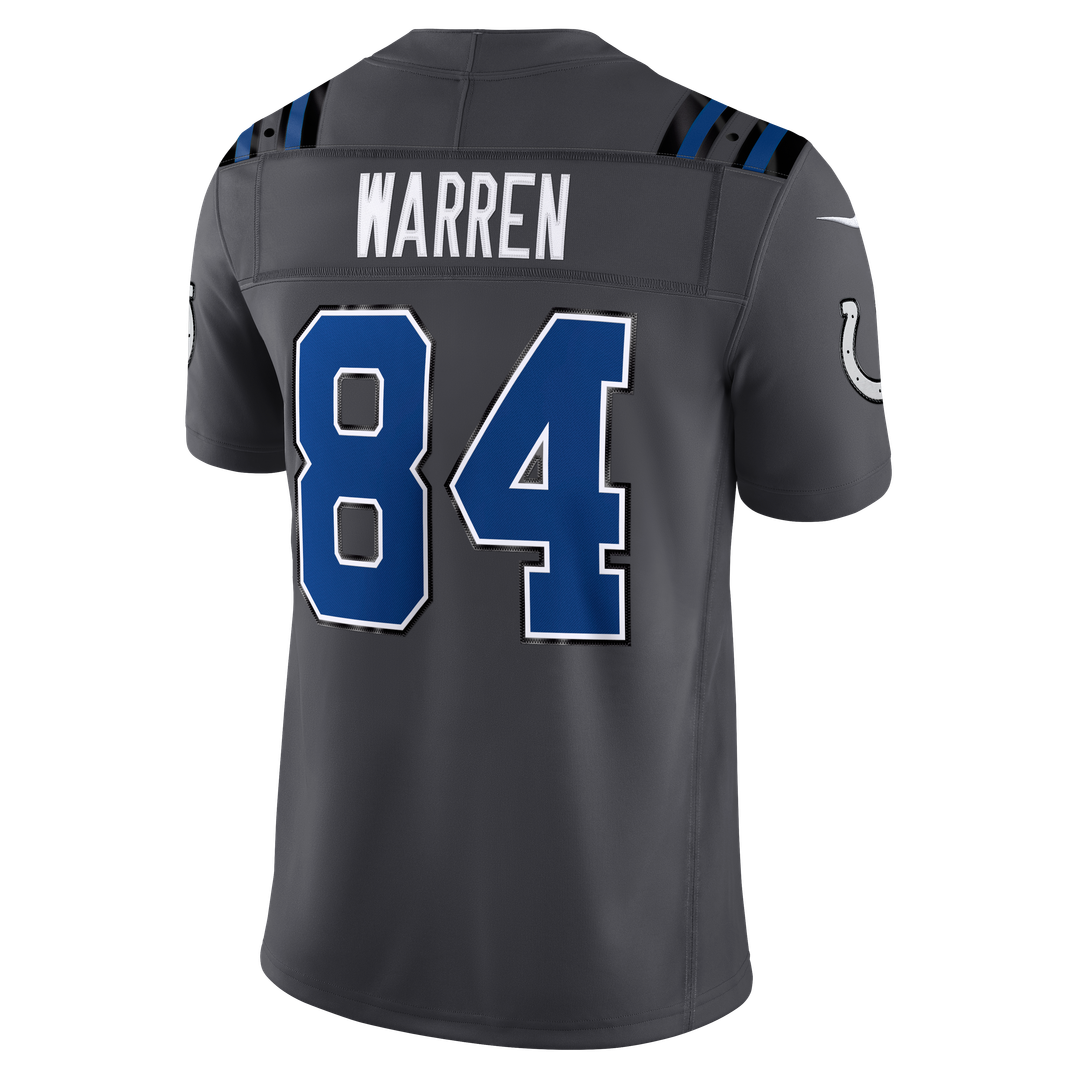 Indianapolis Colts Tyler Warren Anthracite 2026 Rivalries Collection Stitched Limited Jersey