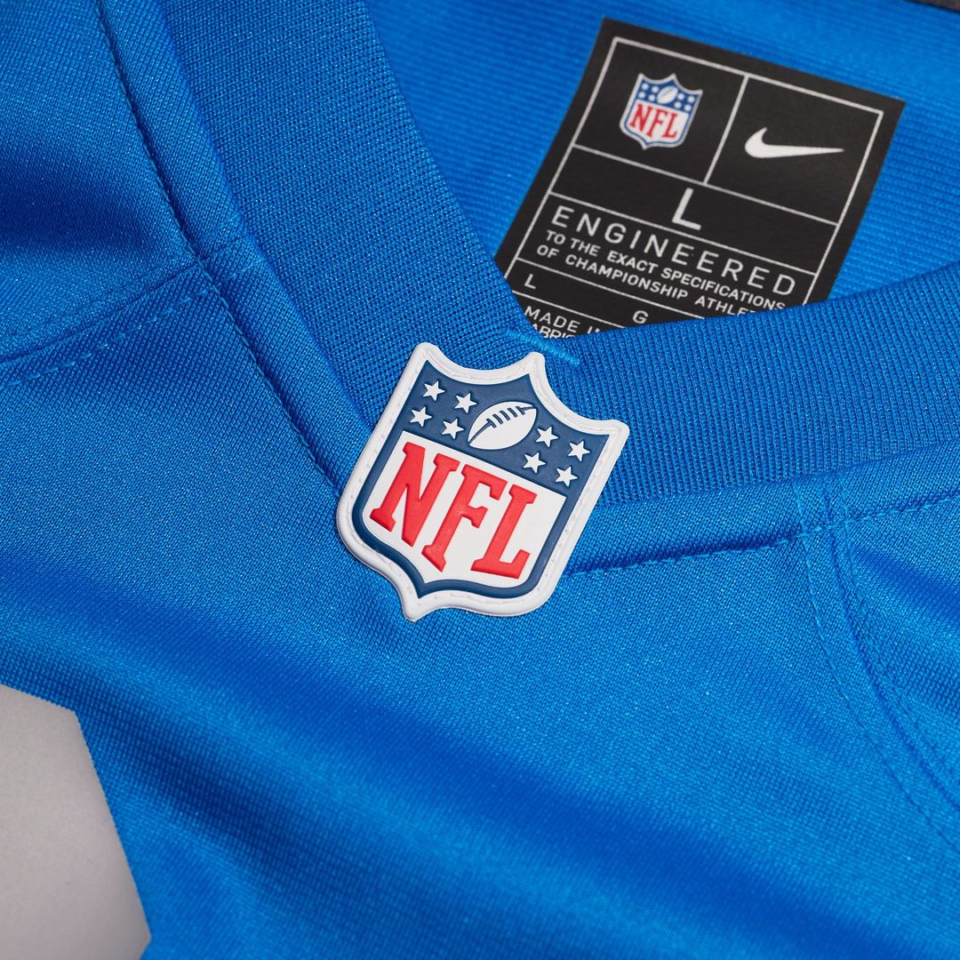 Detroit Lions Aidan Hutchinson Blue Alternate Game Jersey