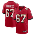 Tampa Bay Buccaneers Luke Goedeke Red Game Player Jersey