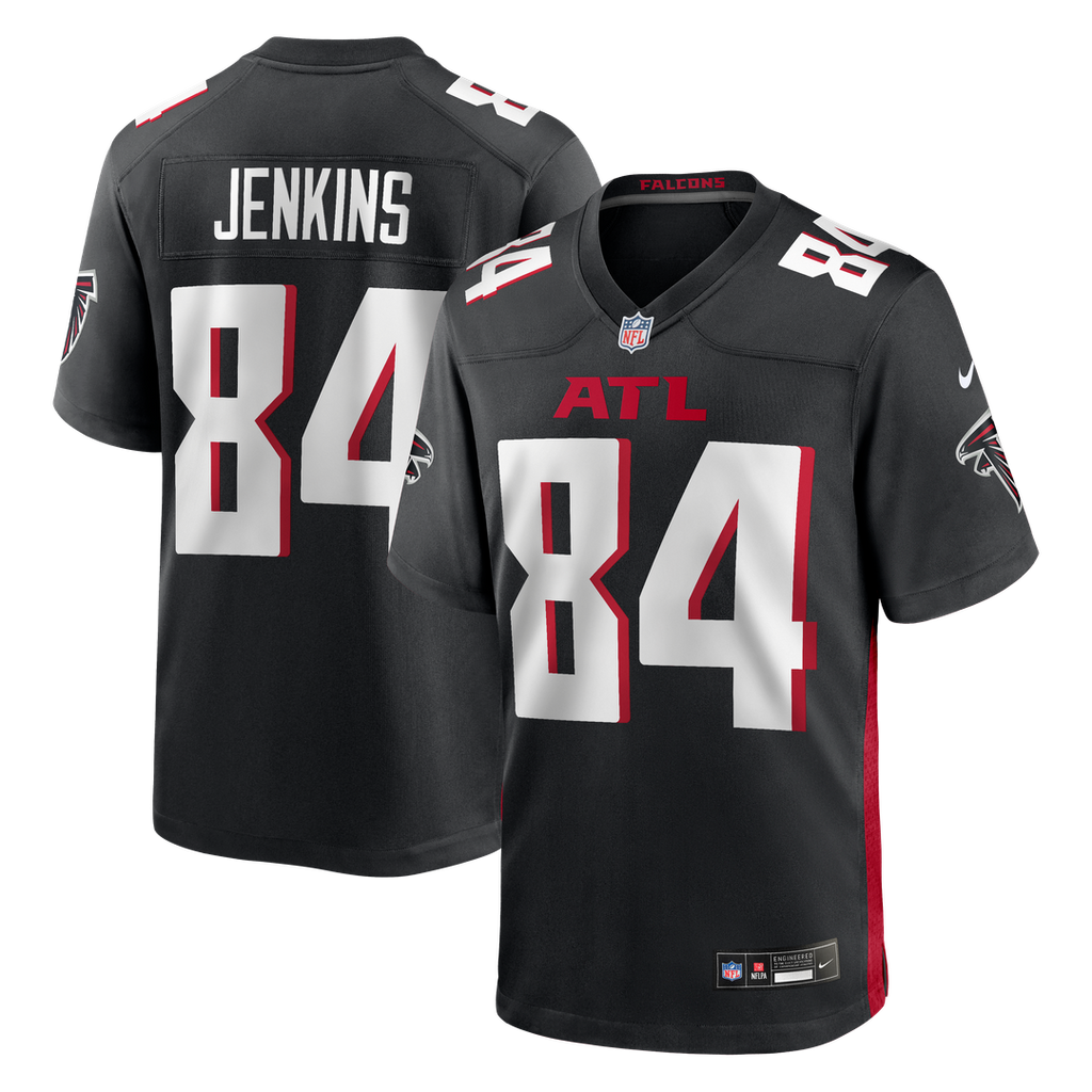 Atlanta Falcons Alfred Jenkins Black Game Retired Player Jersey