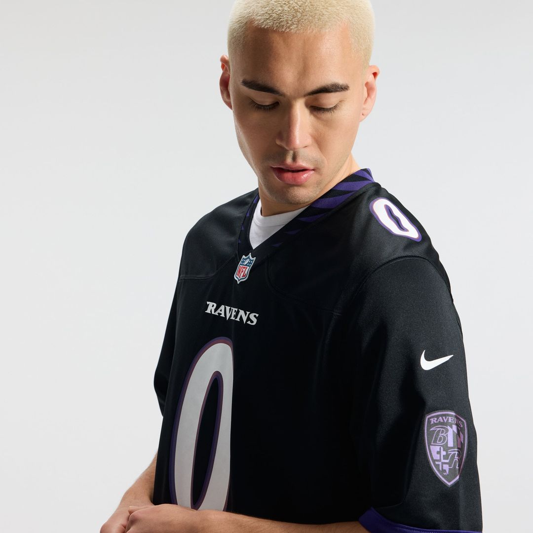 Baltimore Ravens Roquan Smith Black Alternate Game Jersey