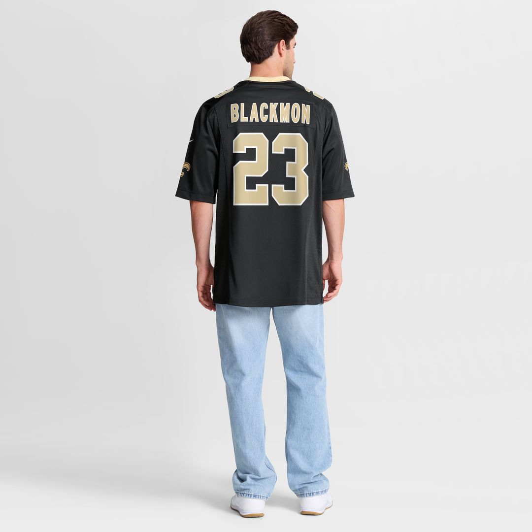New Orleans Saints Julian Blackmon Black Team Game Jersey