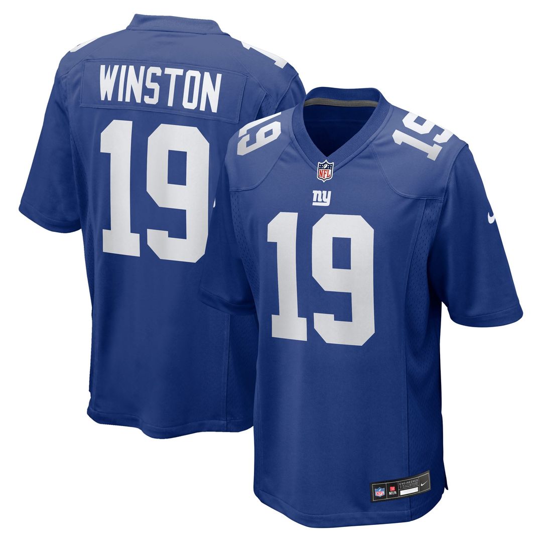 New York Giants Jameis Winston White Game Jersey