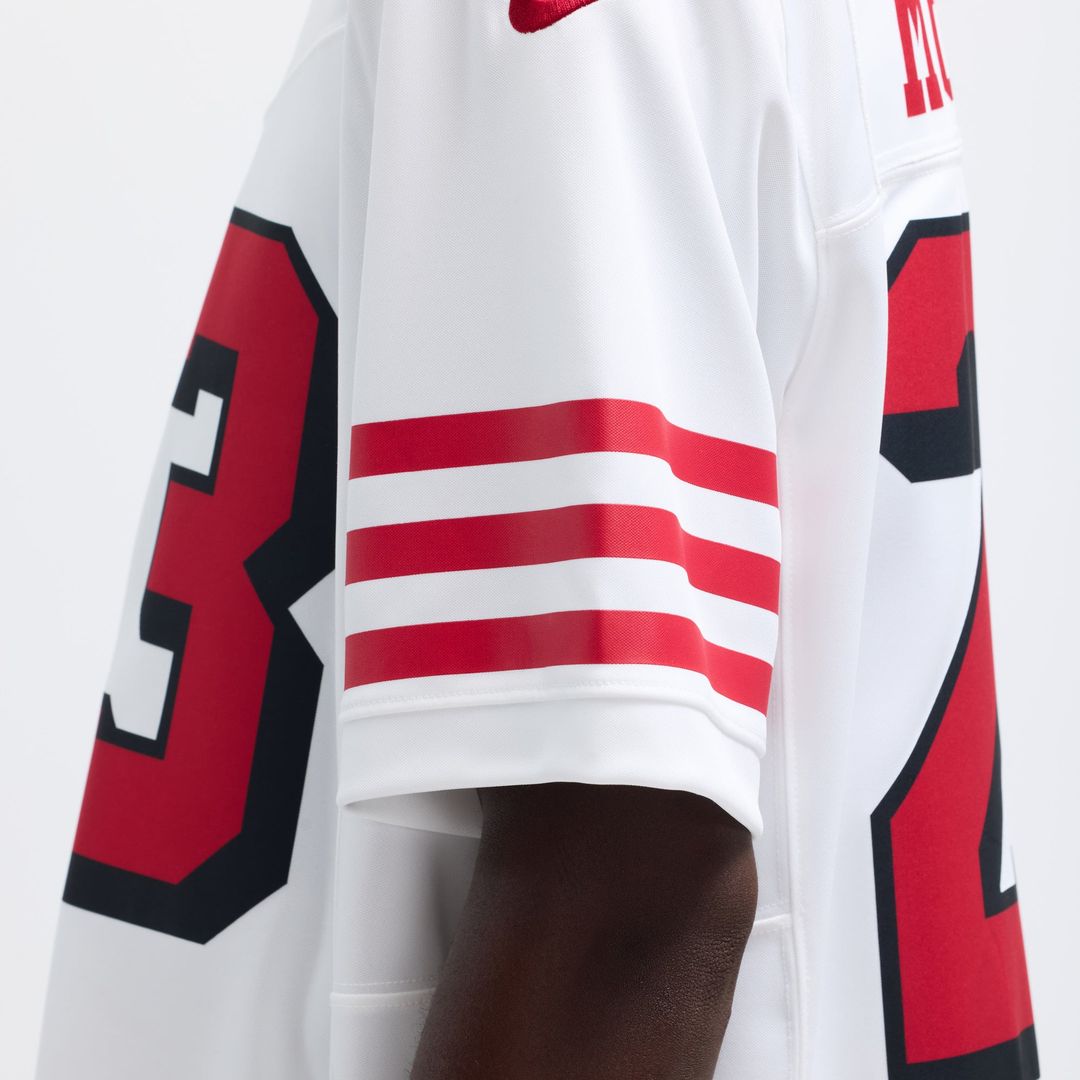 San Francisco 49ers Christian McCaffrey White Vapor F.U.S.E. Limited 2nd Alternate Jersey