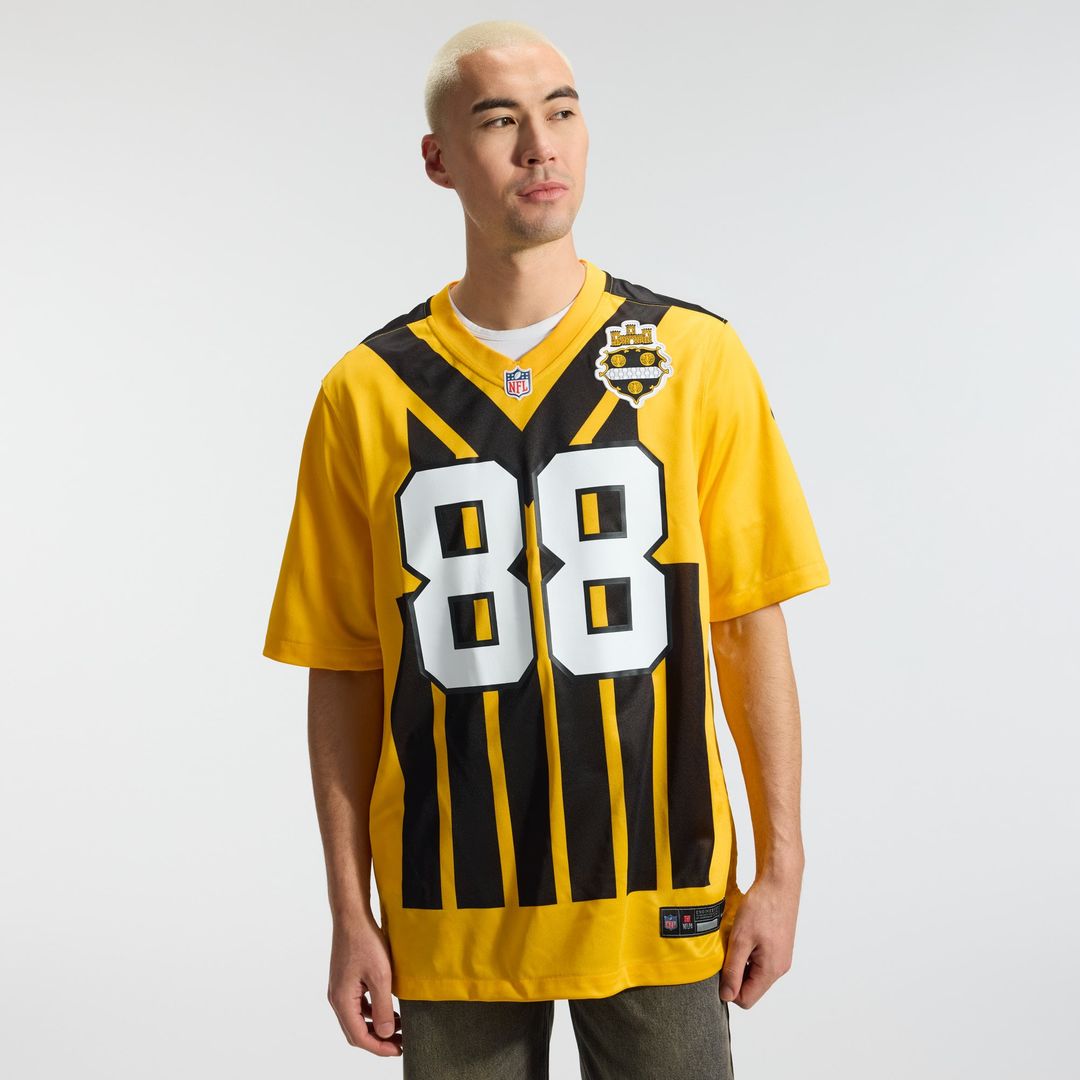 Pittsburgh Steelers Pat Freiermuth Black Game Jersey