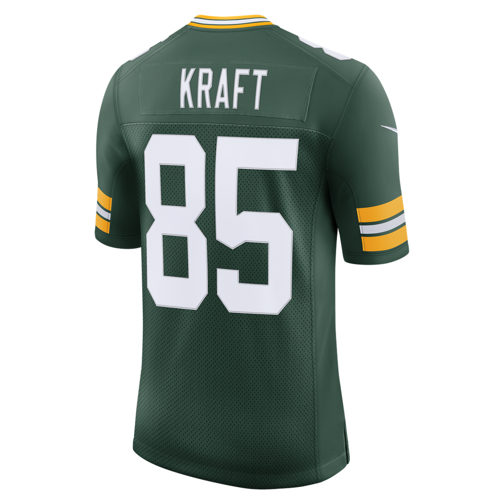 Green Bay Packers Tucker Kraft Green Vapor Untouchable Stitched Limited Jersey