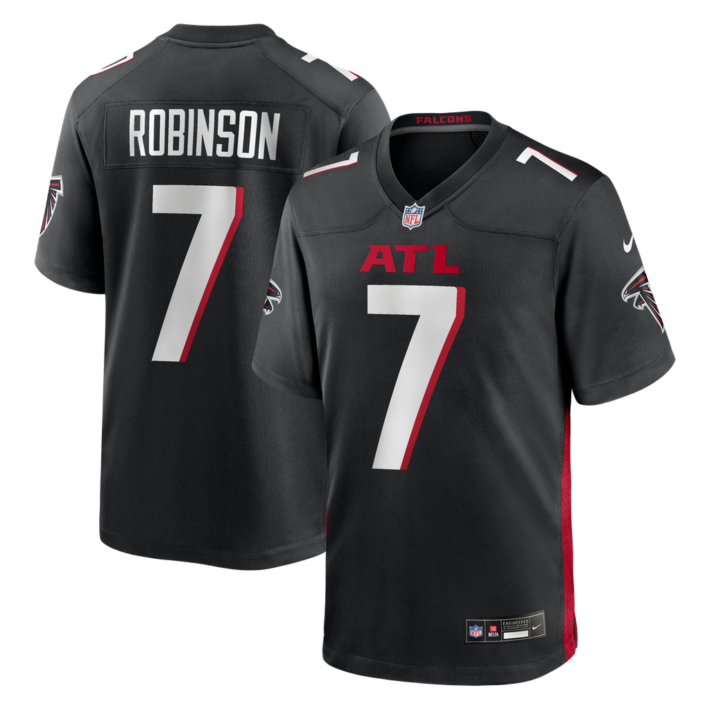 Atlanta Falcons Bijan Robinson Black Game Jersey