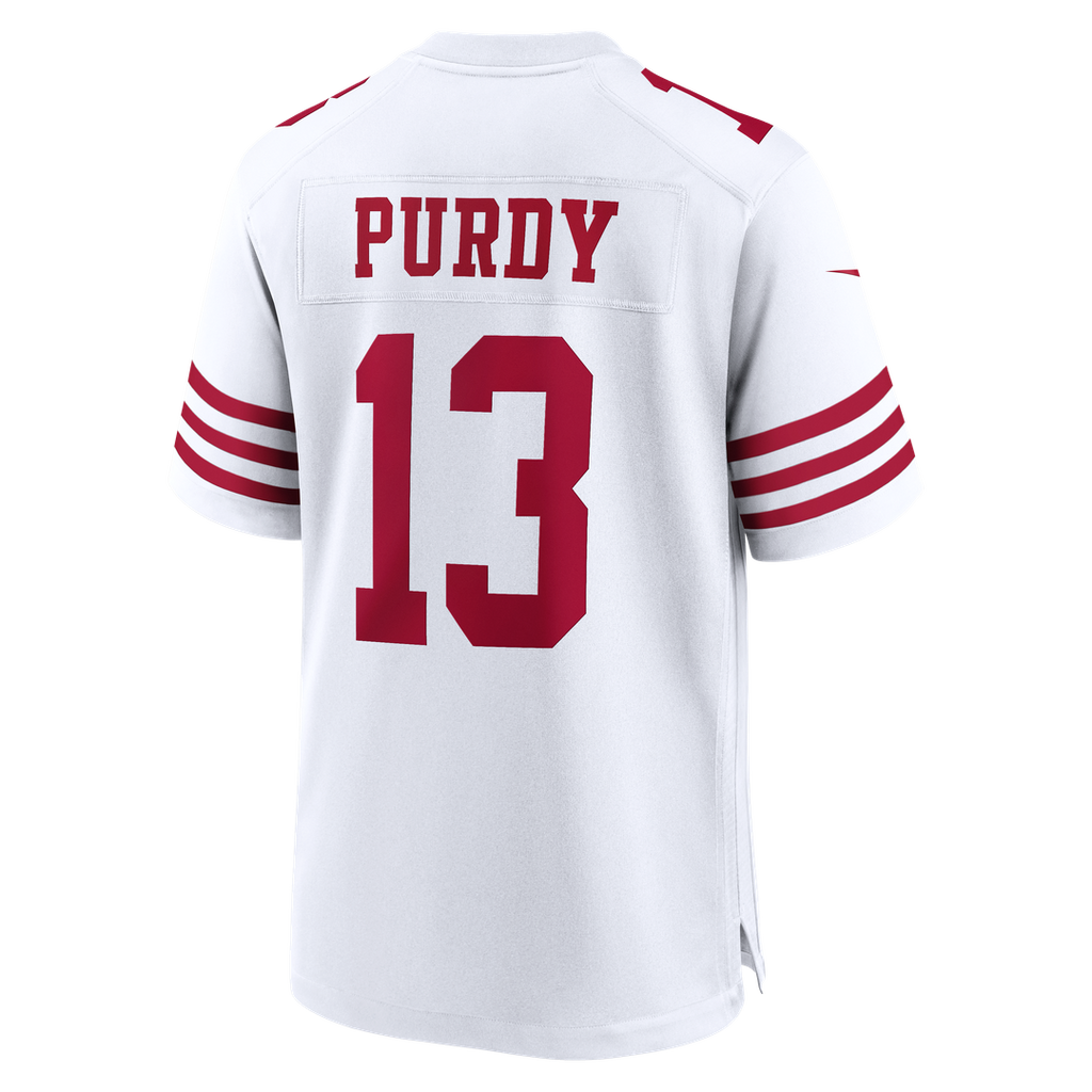San Francisco 49ers Brock Purdy Scarlet 80th Anniversary Game Jersey