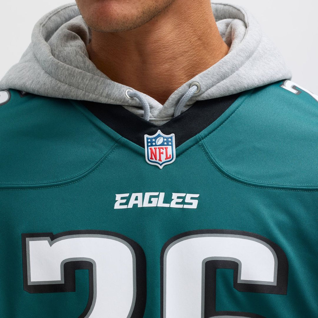 Philadelphia Eagles Saquon Barkley Black Alternate Game Jersey