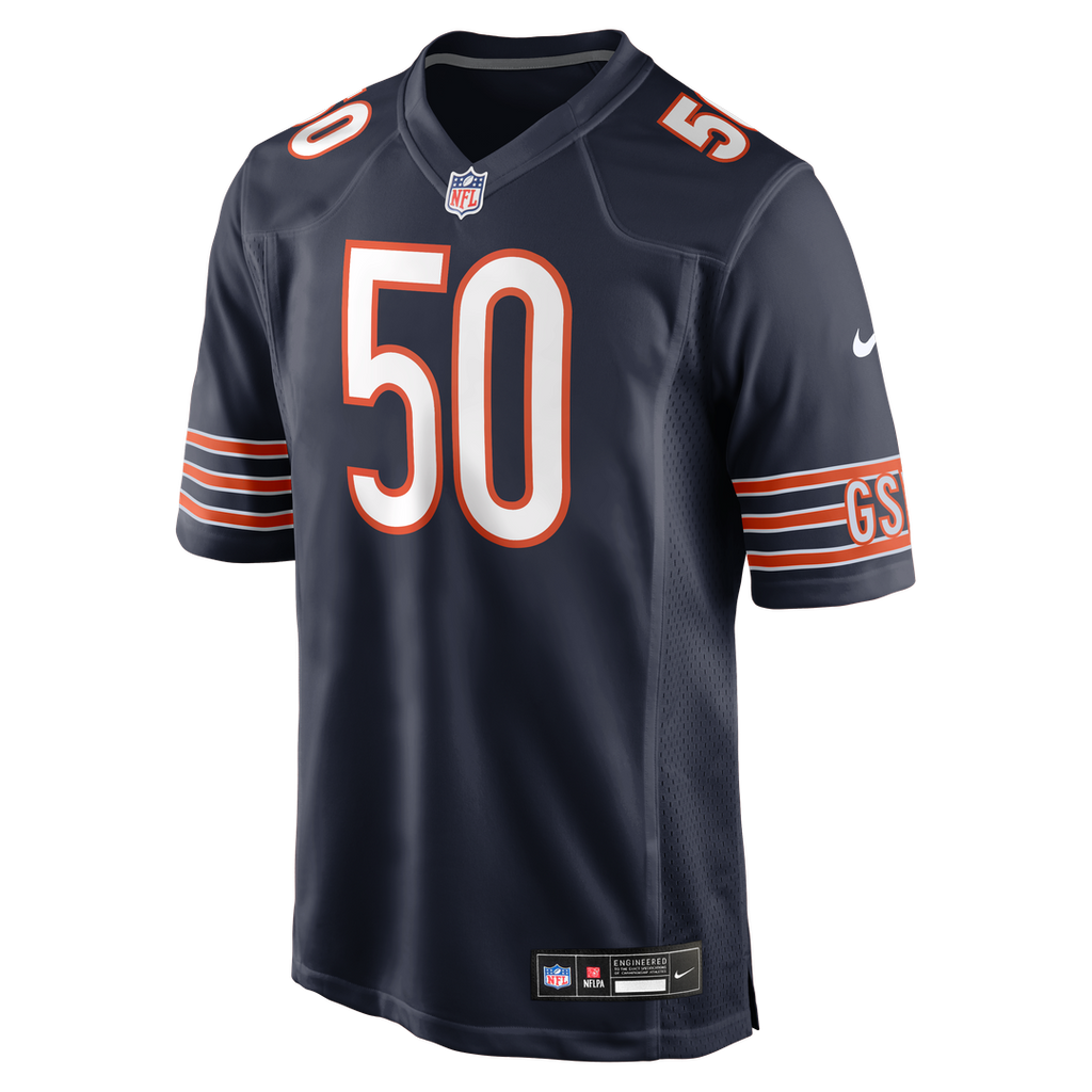 Chicago Bears Grady Jarrett Navy Team Game Jersey
