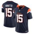 Denver Broncos Nik Bonitto Navy Alternate Vapor F.U.S.E. Stitched Limited Jersey