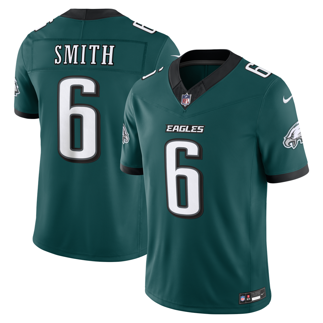 Philadelphia Eagles DeVonta Smith Kelly Green Alternate Vapor F.U.S.E. Stitched Limited Jersey