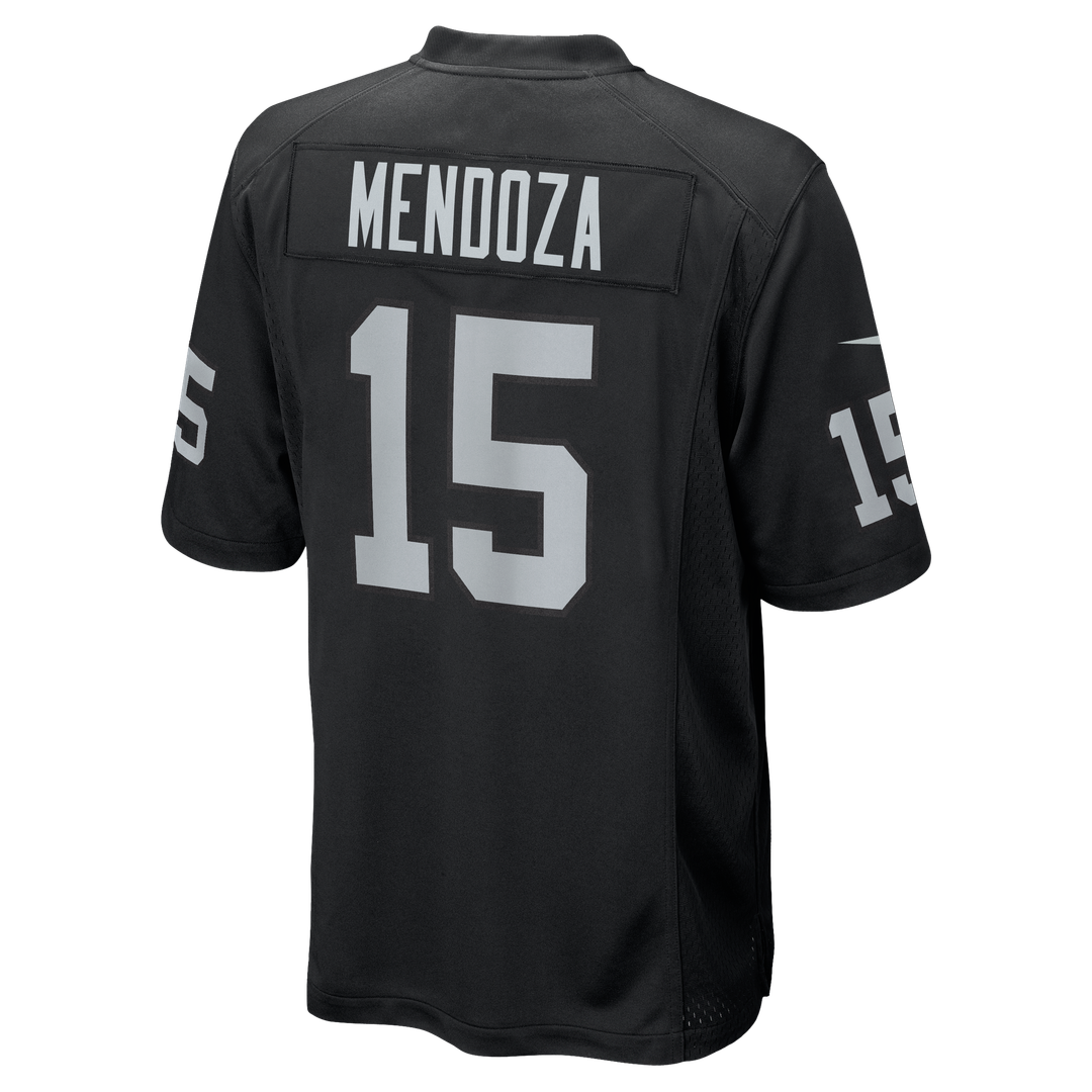 Las Vegas Raiders Fernando Mendoza Black Team Game Jersey