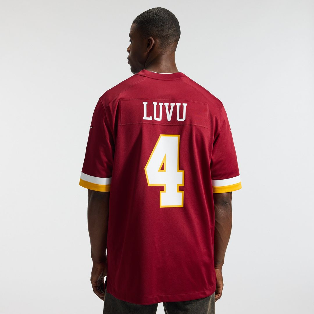 Washington Commanders Frankie Luvu Black Hail Raiser Alternate Game Jersey