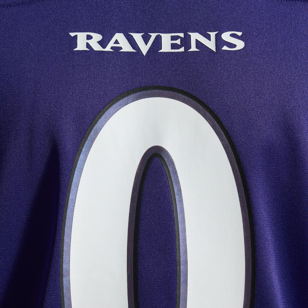 Baltimore Ravens Roquan Smith Purple Team Game Jersey
