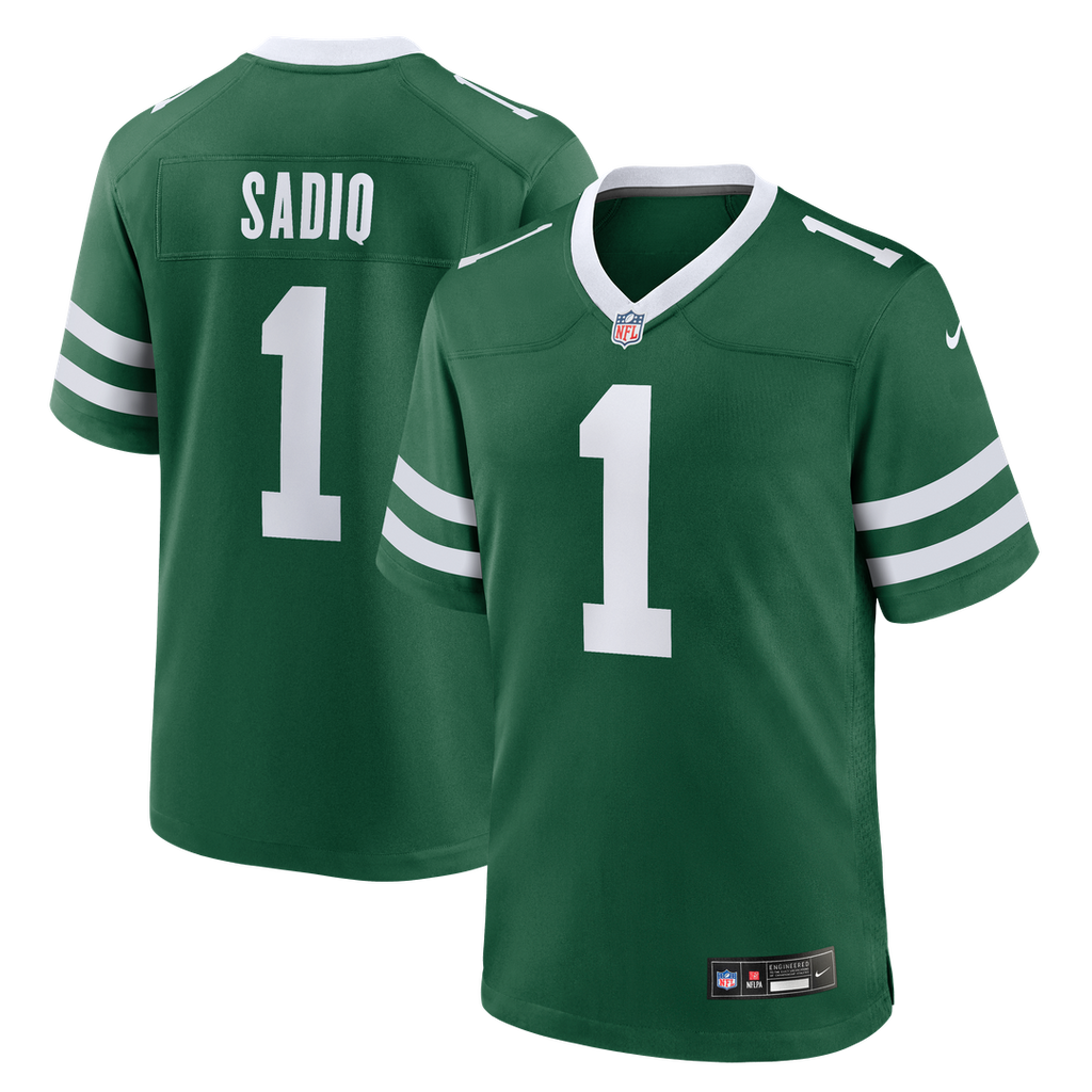 New York Jets Kenyon Sadiq Green Team Game Jersey