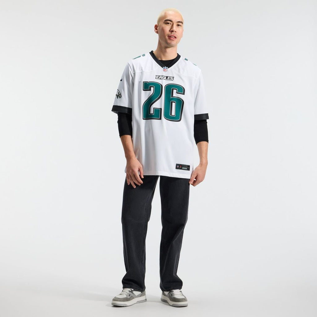 Philadelphia Eagles Saquon Barkley Midnight Green Team Game Jersey