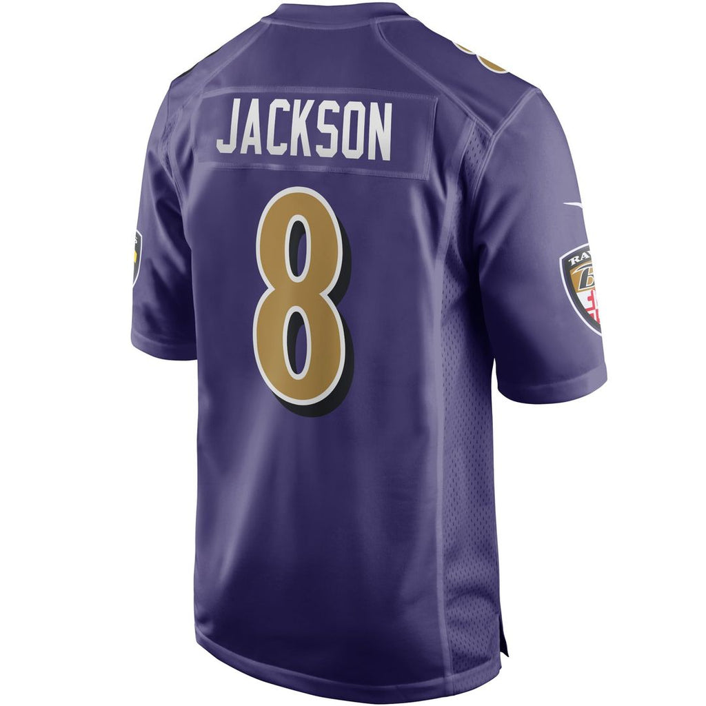 Baltimore Ravens Lamar Jackson Black Alternate Game Jersey