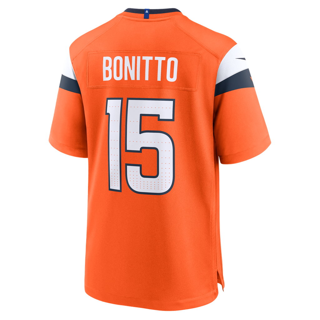 Denver Broncos Nik Bonitto Navy Alternate Game Jersey