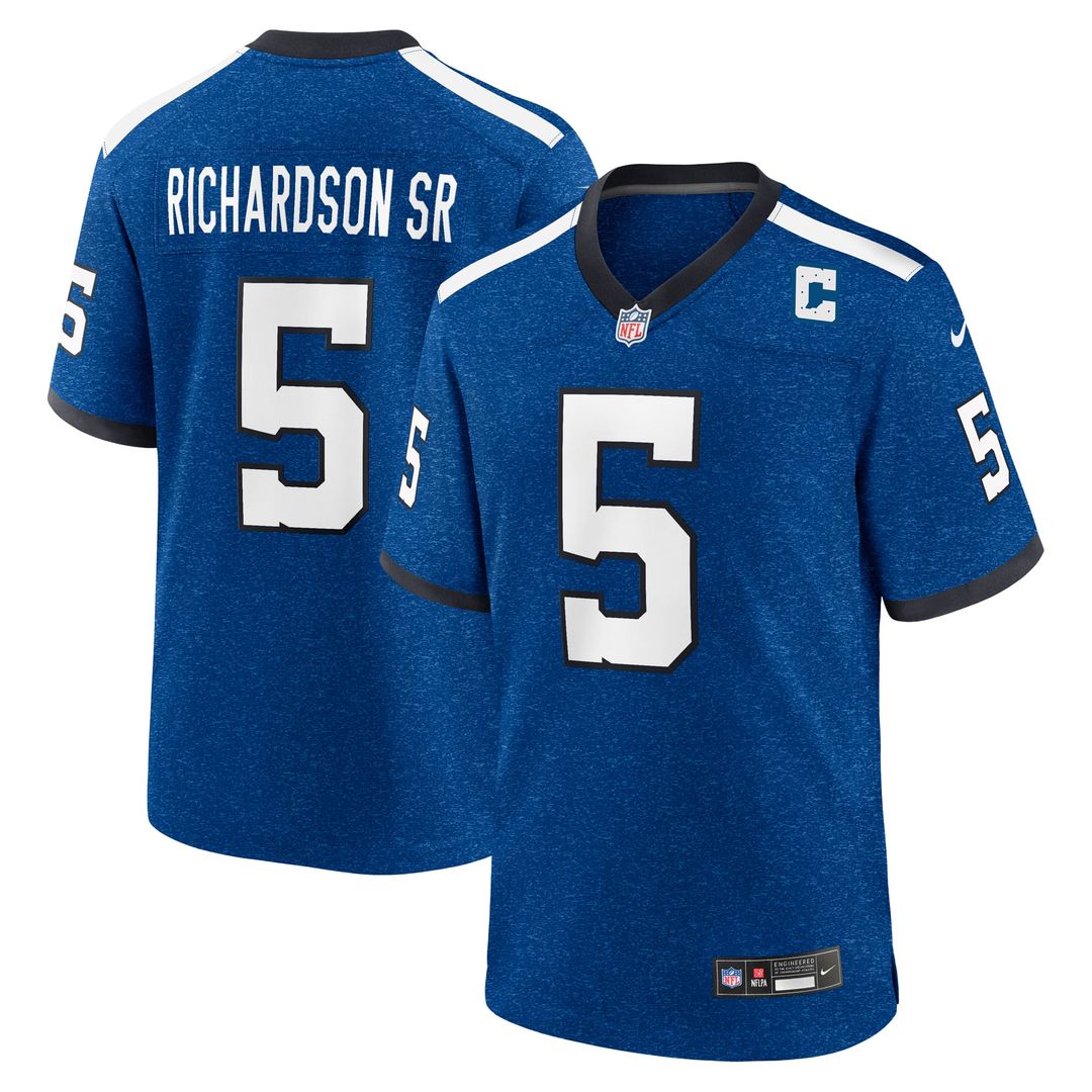 Indianapolis Colts Anthony Richardson Sr. White Game Jersey