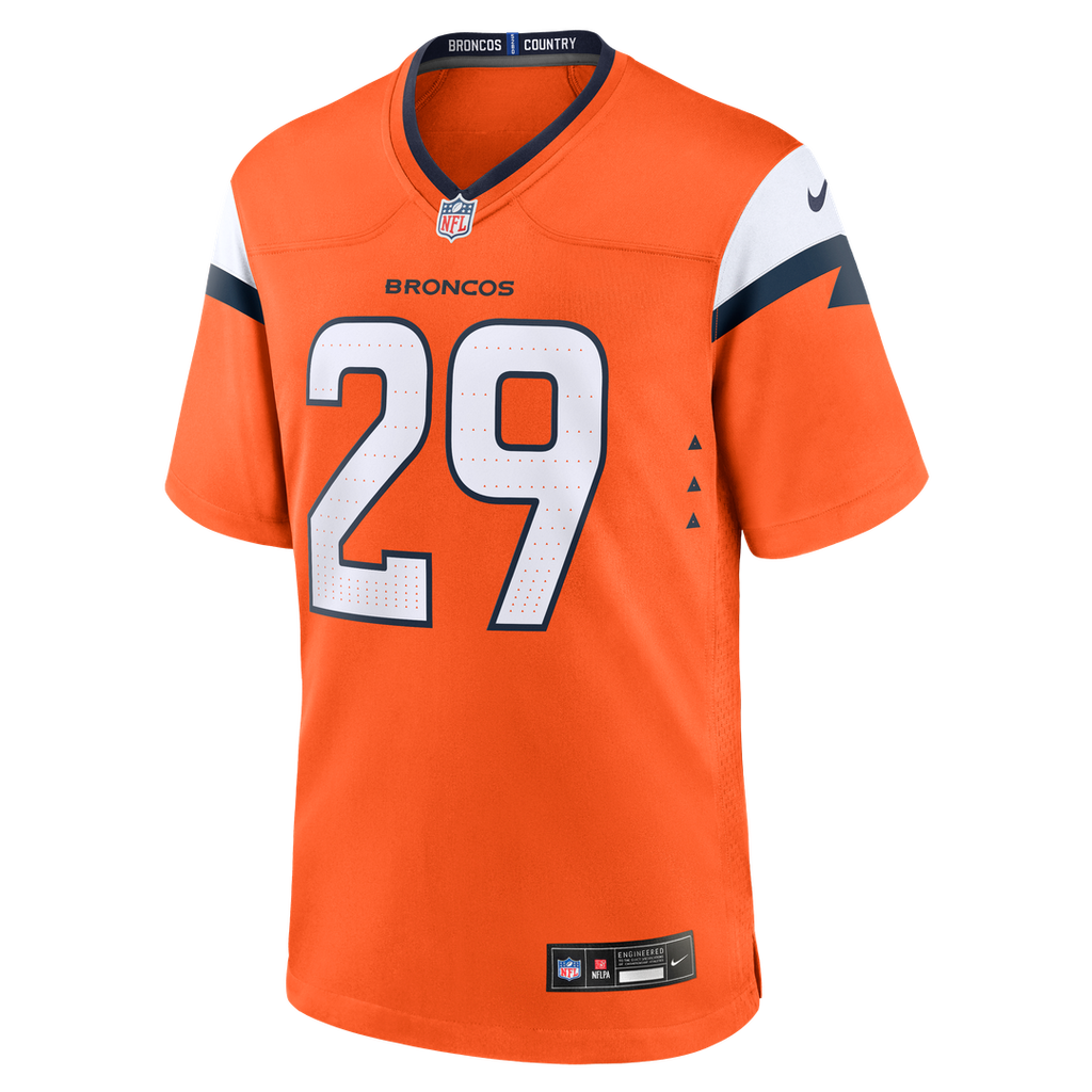 Denver Broncos Ja'Quan McMillian Orange Team Game Jersey