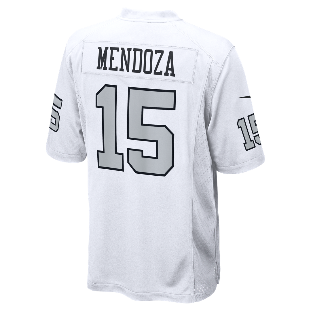 Las Vegas Raiders Fernando Mendoza White Alternate Game Player Jersey